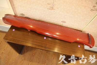 汕头市●久音古琴  ●典藏系列  20230608[红洒金伏羲]